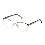 Monture de Lunettes Femme Carolina Herrera VHE112540304 Noir Doré