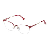 Monture de Lunettes Femme Carolina Herrera VHE163540H33 Rouge Rose Doré