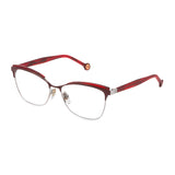 Brillenfassung Carolina Herrera VHE188550K99 Gold Burgunderrot