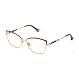 Monture de Lunettes Femme Carolina Herrera VHE184550301 Noir Doré