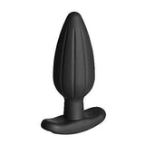 Plug Anal Grande taille Silicone Rocker Noir ElectraStim NS6950