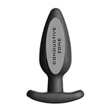 Plug Anal Grande taille Silicone Rocker Noir ElectraStim NS6950