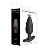 Plug Anal Grande taille Silicone Rocker Noir ElectraStim NS6950