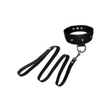 Ensemble Collier et laisse en cuir Sportsheets SS432-02