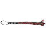 Fouets Sportsheets Braided Noir/Rouge