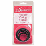 Set O-Rings 4 tailles assorties Sportsheets SS694-01