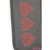 Pagaie en cuir Impression Coeurs Sportsheets EF-ME-20514