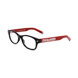 Monture de Lunettes Unisexe Dsquared2 DQ5030-01A-51 ø 51 mm Noir
