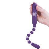 Plug Vibrant Anal PowerBullet Mega Booty Beads with 7 Functions Violet