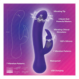 Vibromasseur Lapin  The Majestic Swan Violet