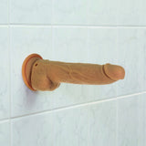 Masturbateur Thrusting Dong with Remote 9 Inch Caramel (15,2 cm)