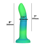 Dildo Addiction Rave  Azzurro Silicone