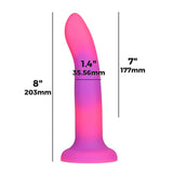 Gode Addiction Rave  Fuchsia Silicone