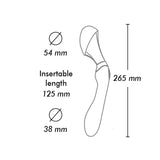 Massagevorrichtung Shunga Zoa Intimate Schwarz