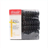 Boucles Annie Moyen Noir (12 uds)