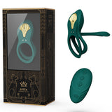 Anneaux pour pénis et à billes vibrantes Zalo  Bayek Vert turquoise