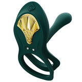 Anneaux pour pénis et à billes vibrantes Zalo  Bayek Vert turquoise