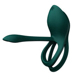 Anneaux pour pénis et à billes vibrantes Zalo  Bayek Vert turquoise