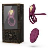 Anneaux pour pénis et à billes vibrantes Zalo  Bayek Velvet Pourpre