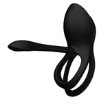Anneaux pour pénis et à billes vibrantes Zalo Bayek Obsidian Noir