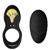 Anneaux pour pénis et à billes vibrantes Zalo Bayek Obsidian Noir