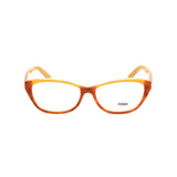 Montatura per Occhiali Donna Fendi FENDI-100-24 Giallo Avana