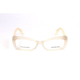 Monture de Lunettes Femme Alexander McQueen AMQ-4203-K6V Beige Jaune