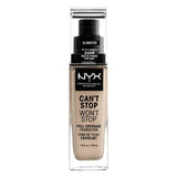 Base de maquillage liquide Can't Stop Won't Stop NYX (30 ml) (30 ml)