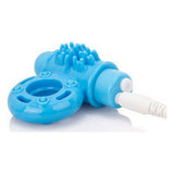 Anneau de Pénis vibrant The Screaming O Charged Owow Bleu