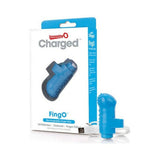 vibro FingO Finger Chargé Bleu The Screaming O Charged Bleu