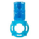 Anneau de Pénis vibrant The Screaming O Charged The Big OMG Bleu
