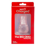 Anneau de Pénis vibrant The Screaming O Charged The Big OMG Blanc
