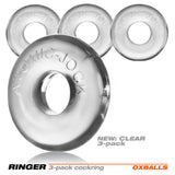 Tri Bague pénis Oxballs  Ringer of Do-Nut (3 pcs)