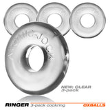 Tri Bague pénis Oxballs  Ringer of Do-Nut (3 pcs)