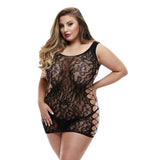 Vestito Sexy Leopard Lapdance Nero