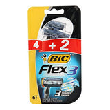 Nassrasierer Bic Flex3 (6 uds)