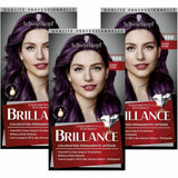 Teinture permanente Schwarzkopf Brillance Nº 888 Noir Cerise 3 Unités