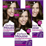 Teinture sans ammoniaque Schwarzkopf Perfect Mousse Marron léger Nº 600 3 Unités
