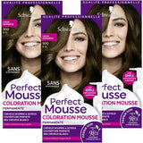 Teinture sans ammoniaque Schwarzkopf Perfect Mousse Marron Nº 500 3 Unités