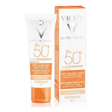 Crème anti-taches Capital Soleil Vichy 3-en-1 Spf 50+ (50 ml)