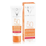 Crème anti-âge Capital Soleil Vichy antioxydante 3-en-1 Spf 50 (50 ml)