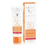 Écran solaire visage Capital Soleil Vichy VCH00115 3-en-1 Anti-âge SPF 50 (50 ml)
