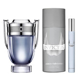 Set de Parfum Homme Paco Rabanne Invictus 3 Pièces