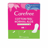 Protège-slip Carefree Cotton Feel Normal Aloe (56 uds)