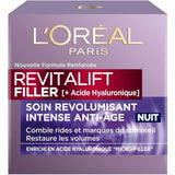 Crème antirides de nuit L'Oréal Paris Revitalift Filler 50 ml Anti-âge