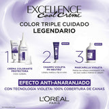 Coloration Permanente en Crème L'Oreal Make Up Excellence 8,11 Blond Clair Cendré