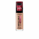 Base de Maquillage Crémeuse L'Oreal Make Up Infalible Fresh Wear 160-lin rose Spf 25 (30 ml)