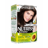 Coloration Permanente en Crème Garnier Nutrisse Creme 3/30 - Castaño Oscuro