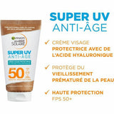 Crème solaire Garnier Anti-âge Spf 50 Acide Hyaluronique (50 ml)
