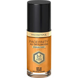 Base de Maquillage Crémeuse Max Factor Facefinity All Day Flawless 3-en-1 Nº 87 Warm caramel 30 ml